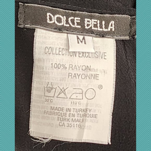 Dolce Bella Black & White Floral Sequin Midi Shift Dress - Picture 5 of 5